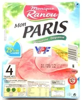 Mängden socker i Mon Paris  - Jambon cuit de Paris