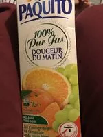 Mängden socker i 100% pur jus Douceur du matin