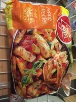 Mängden socker i Poêlée De Penne Et De Poulet Légumes à La Méditerranéenne, Plat Surgelé 3 Personnes, Le Paquet De