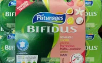 Mängden socker i Bifidus aromatisés Paturages