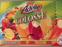 Mängden socker i Adelie, Mini mix sorbets, les 8 mini sorbets de