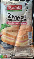 Mängden socker i Maxi croque-monsieur jambon fromage