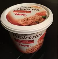 Mängden socker i Rillettes poulet roti 220g