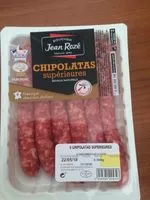 Mängden socker i Chipolatas superieures x6, la barquette de