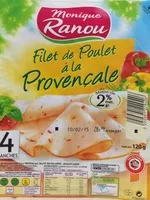 Mängden socker i Filet de Poulet à la Provençale - 4 Tranches