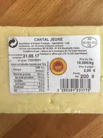 Mängden socker i Cantal doux