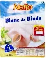Mängden socker i Blanc de Dinde - 4 Tranches + 1 gratuite - Netto