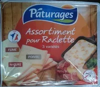 Mängden socker i Assortiment pour Raclette 3 Variétés (Fumé, Poivre, nature)
