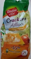 Mängden socker i Crackers allégés saveur crème oignon