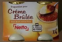 Mängden socker i Préparation pour crème brûlée