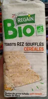 Mängden socker i Toasts riz soufflés céréales bio