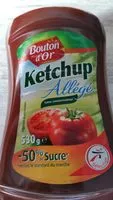 Mängden socker i Ketchup allégé en sucre