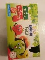 Mängden socker i compote de pomme allégée en sucres et compote pomme fraise allégée en sucres