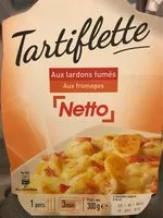 Mängden socker i Tartiflette Aux lardons fumés Aux fromages