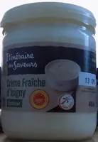 Mängden socker i Crème fraîche d'isigny épaisse aop