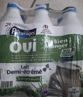 Mängden socker i Lait demi-écrémé