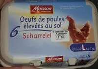 Mängden socker i Œufs de poule élevées au sol