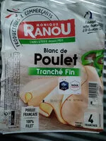 Mängden socker i Blanc de poulet tranché fin