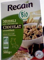 Mängden socker i Muesli aux Pépites de Chocolat
