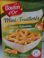 Mängden socker i Mini-feuilletés oignon-ciboulette
