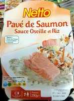 Mängden socker i Pavé de Saumon sauce oseille et duo de riz cuit