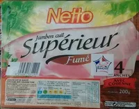 Mängden socker i Jambon cuit Supérieur Fumé Avec Couenne