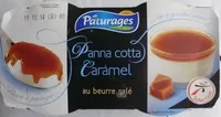Mängden socker i Panna cotta Caramel au beurre salé (2 pots)