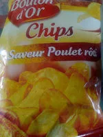 Mängden socker i Chips Saveur Poulet Rôti & Thym, Le Sachet