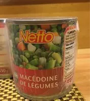 Mängden socker i Macédoine de légumes