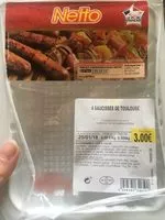 Mängden socker i 4 Saucisses de Toulouse