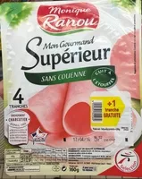 Mängden socker i Mon Gourmand Supérieur sans couenne + 1 tranche gratuite