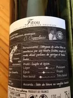 Mängden socker i Expert Club, Fitou, vin rouge, la bouteille de 75