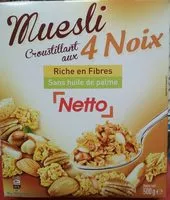 Mängden socker i Muesli croustillant aux 4 noix