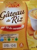Mängden socker i Gâteau De Riz Par 4