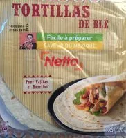 Mängden socker i Tortillas au Blé