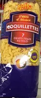 Mängden socker i Coquillettes 7 oeufs frais au kilo