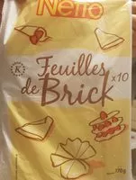 Mängden socker i 10 feuilles de brick