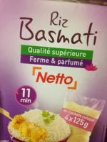 Mängden socker i NETTO Riz basmati 4*125 gr