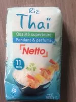 Mängden socker i Riz Thaï naturellement parfumé sachet