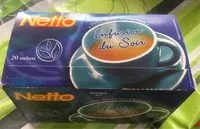 Mängden socker i Netto Tilleul Verveine Oranger Infusion Du Soir 20bags