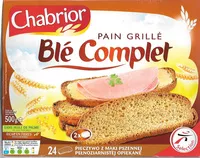 Mängden socker i Pain grillé au blé complet