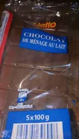 Mängden socker i Chocolat De Ménage Au Lait