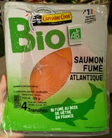 Mängden socker i saumon atlantique fumé bio