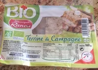 Mängden socker i Bio Terrine de Campagne