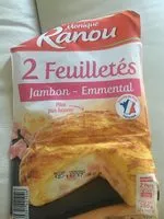Mängden socker i Feuilletée jambon emmental
