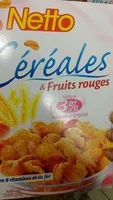 Mängden socker i Céréales de fruits rouges