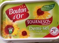 Mängden socker i Margarine tournesol demi-sel