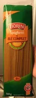 Mängden socker i Spaghetti blé complet