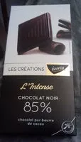 Mängden socker i L'intense chocolat noir 85%
