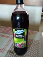 Mängden socker i Sirop de grenadine